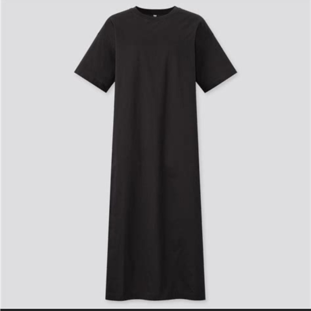 Uniqlo crew neck shirt dress